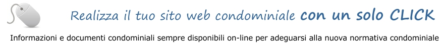 sito internet condominiale